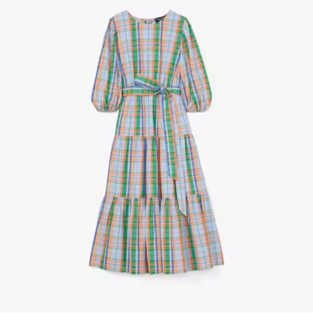 Kate Spade Sunshine Madras Lawn Midi Dress